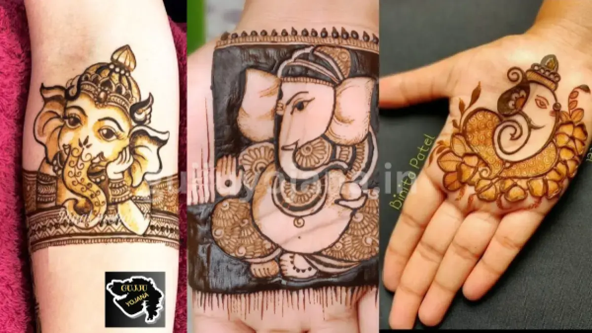 15+ Best Ganesh Ji Mehndi Design Ideas in 2024 (Ganesha Henna Designs)